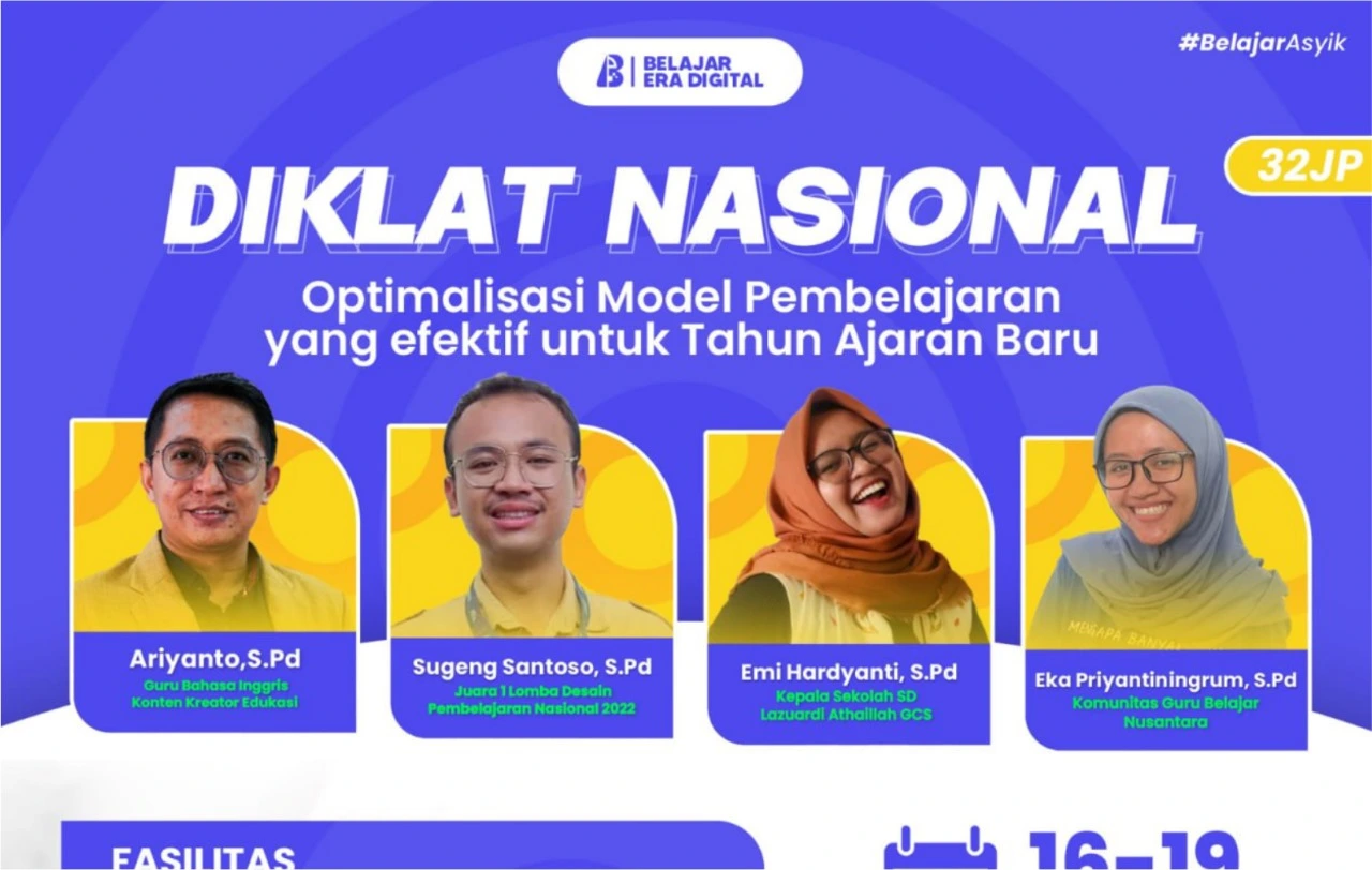 Diklat Nasional 32JP : Ciptakan kelas interaktif melalui pembelajaran kreatif