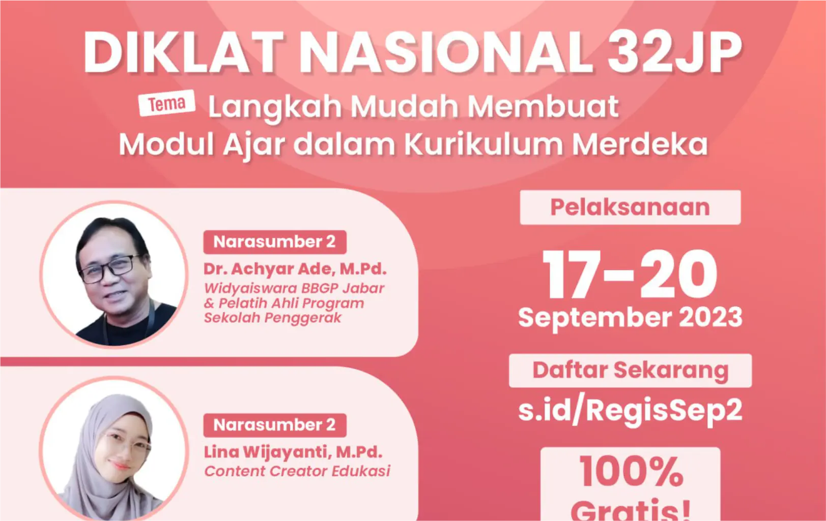 Diklat Nasional 32JP : Langkah Mudah Membuat Modul Ajar dalam Kurikulum Merdeka